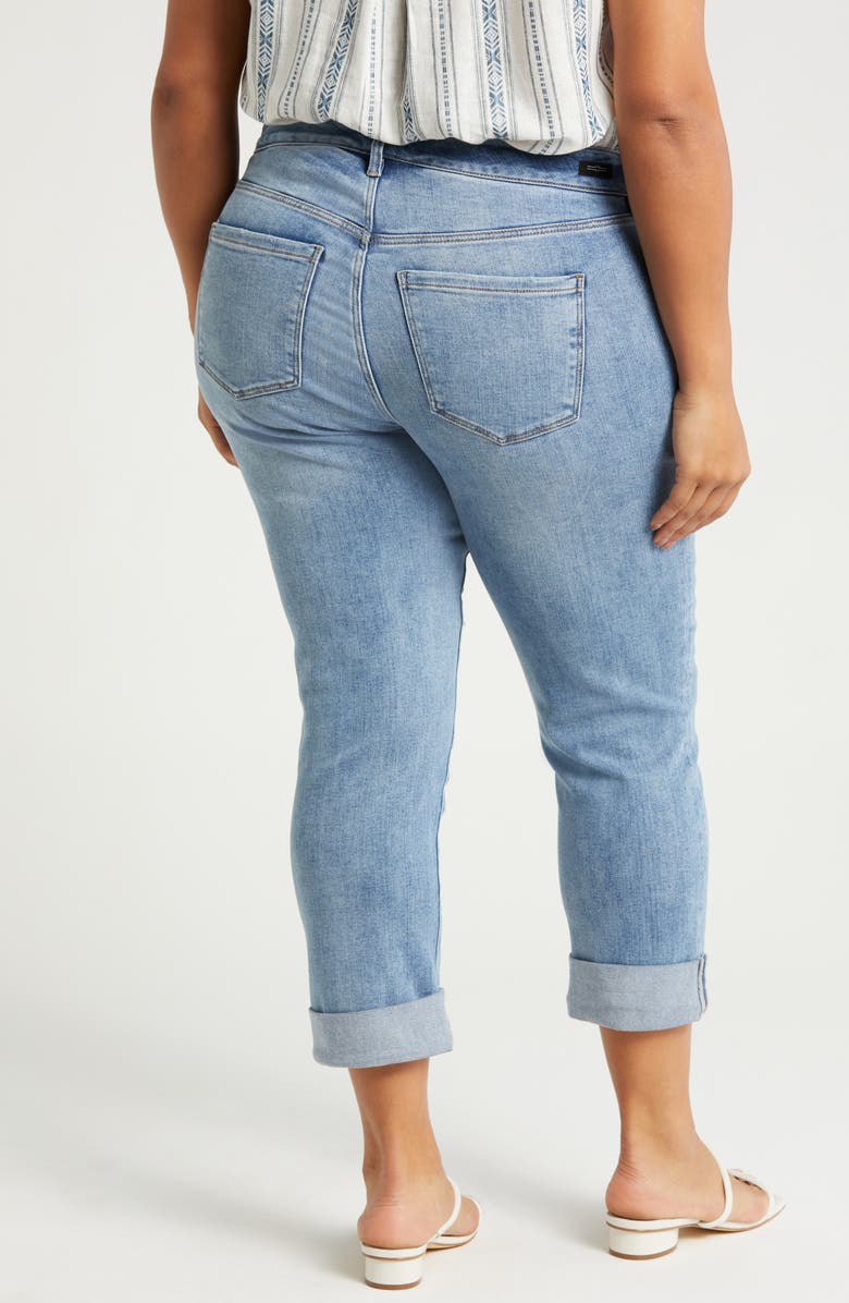 Liverpool Los Angeles Charlie Cuffed Mid Rise Crop Slim Jeans, Alternate, color,