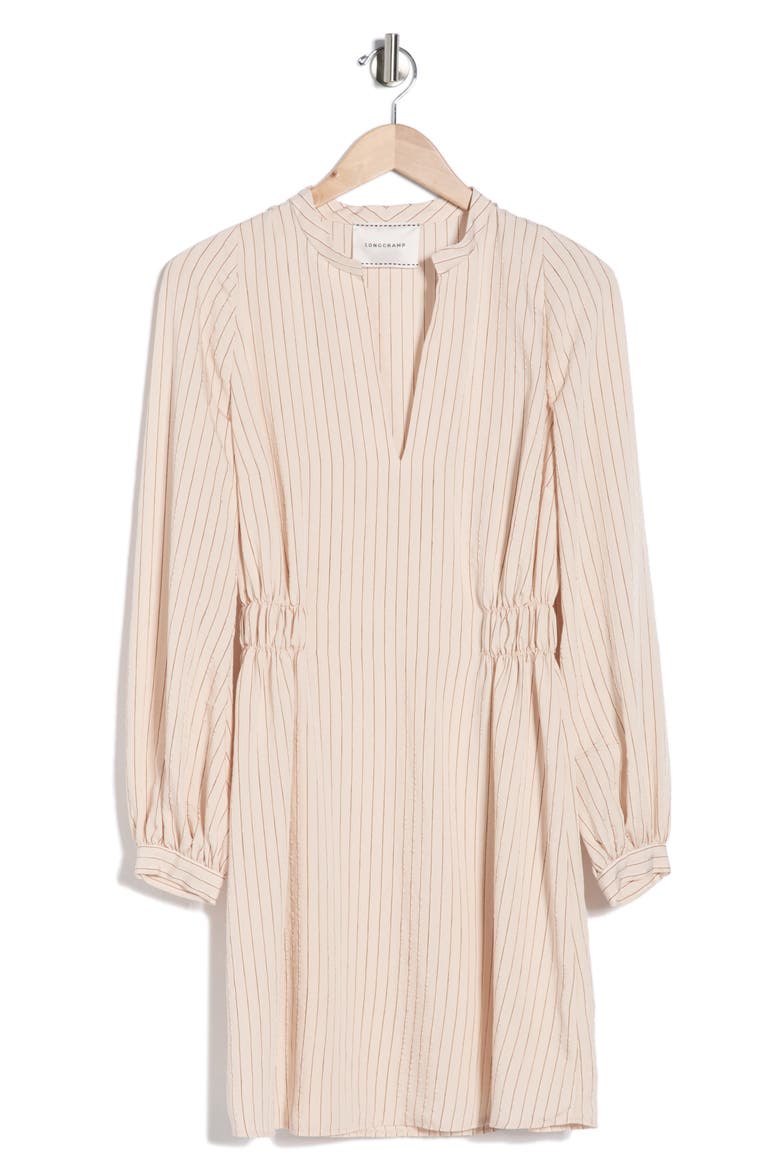 Long Sleeve Dress, Alternate, color, BEIGE