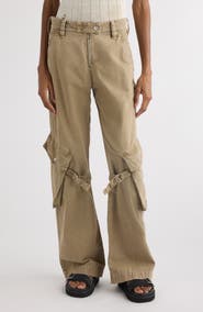 Acne Studios Potinal Cotton Canvas Cargo Trousers