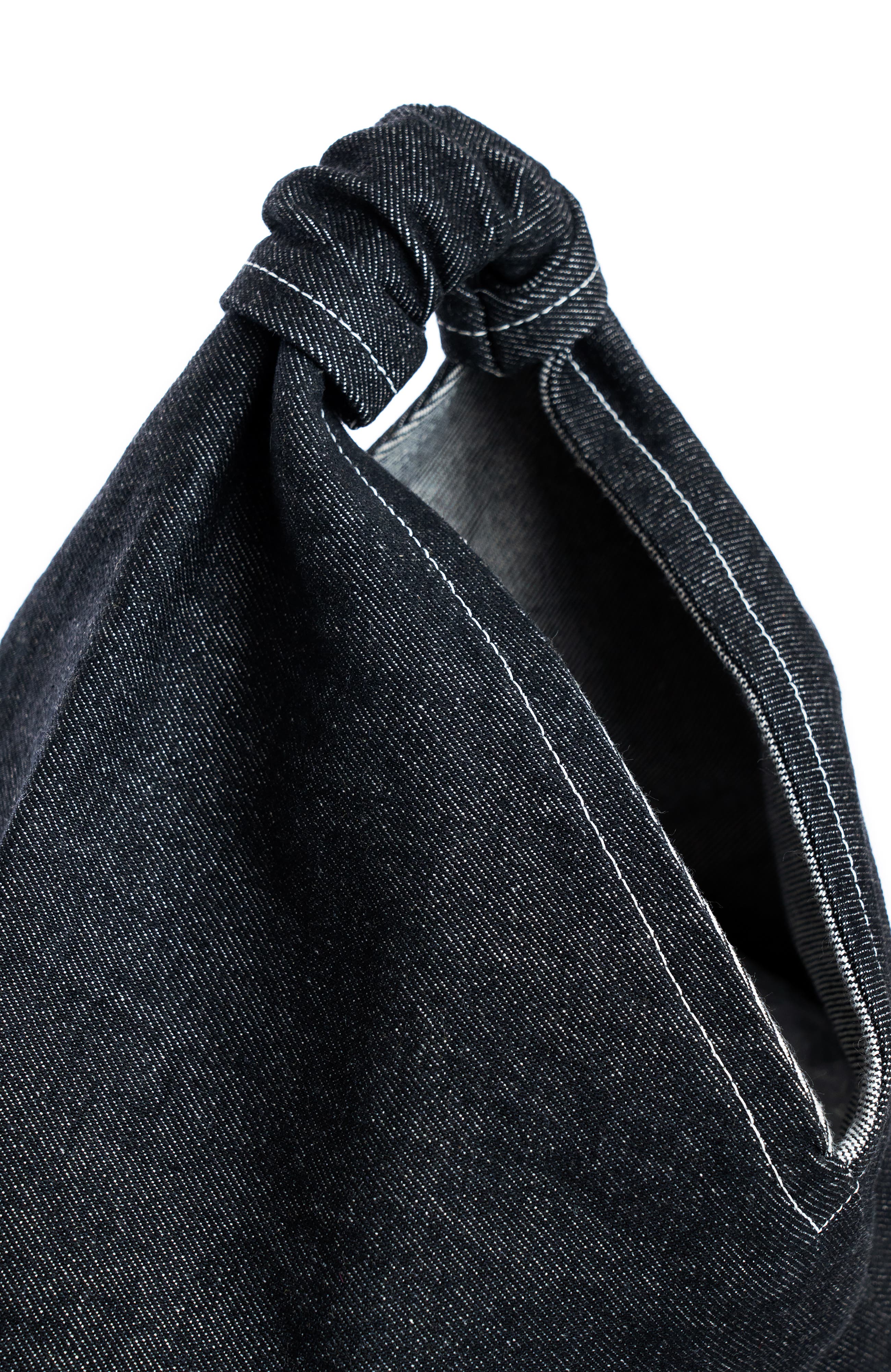 ADW Small Black Denim Gami Bag, Alternate, color, 