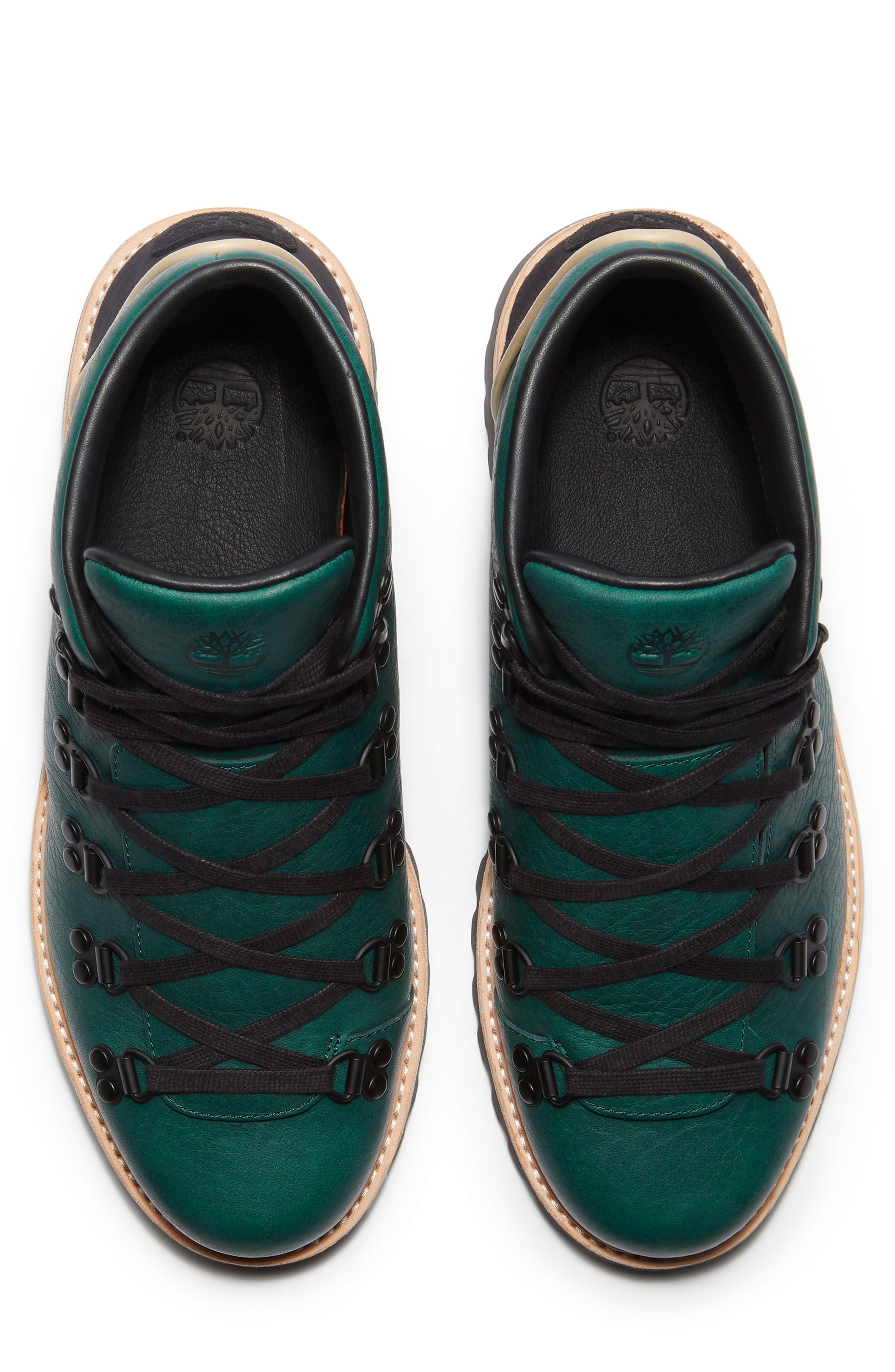 Timberland Authentic Hike Waterproof Mid Hiking Boot, Alternate, color, Dark Green Full Grain