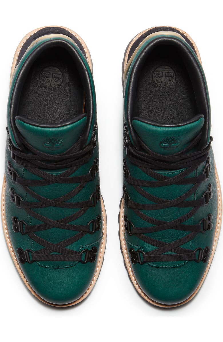 Timberland Authentic Hike Waterproof Mid Hiking Boot, Alternate, color, Dark Green Full Grain