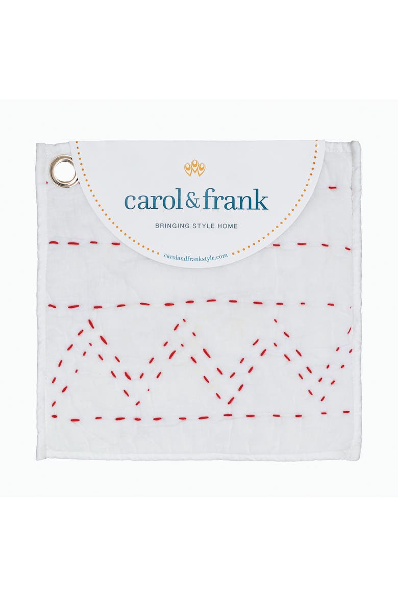 26" x 26" Breck Cotton Euro Sham - Machine Washable, Alternate, color, White