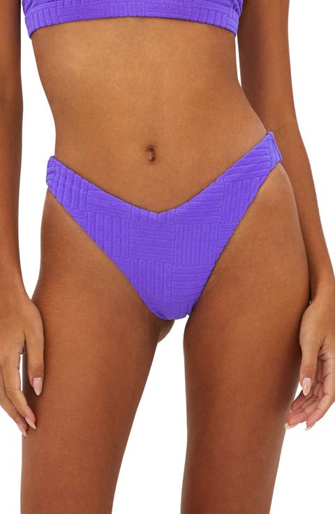 Vanessa High Cut Bikini Bottoms