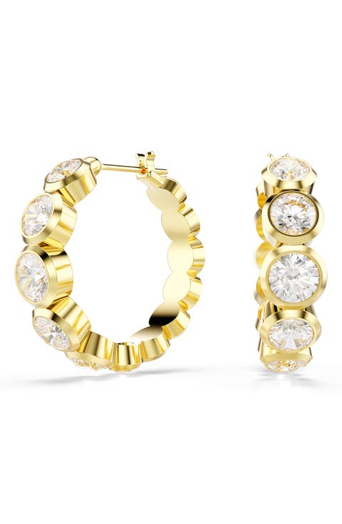 Imber Crystal Hoop Earrings