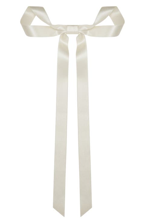 Gretta Silk Bow Barrette