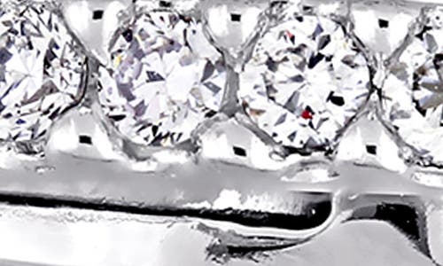 Delmar Diamond Oval Link Hoop Earrings In Silver