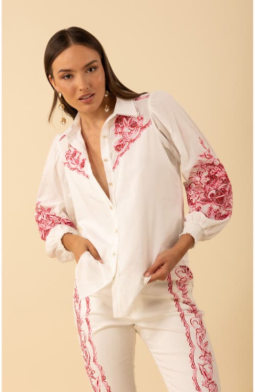 Hale Bob Jianna Embroidered Top