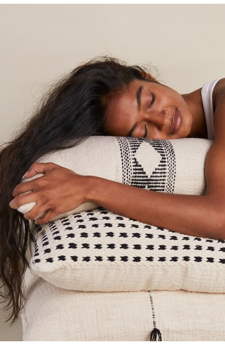 Pillowpia Minerva Lumbar Pillow Cover, Alternate, color, Cream