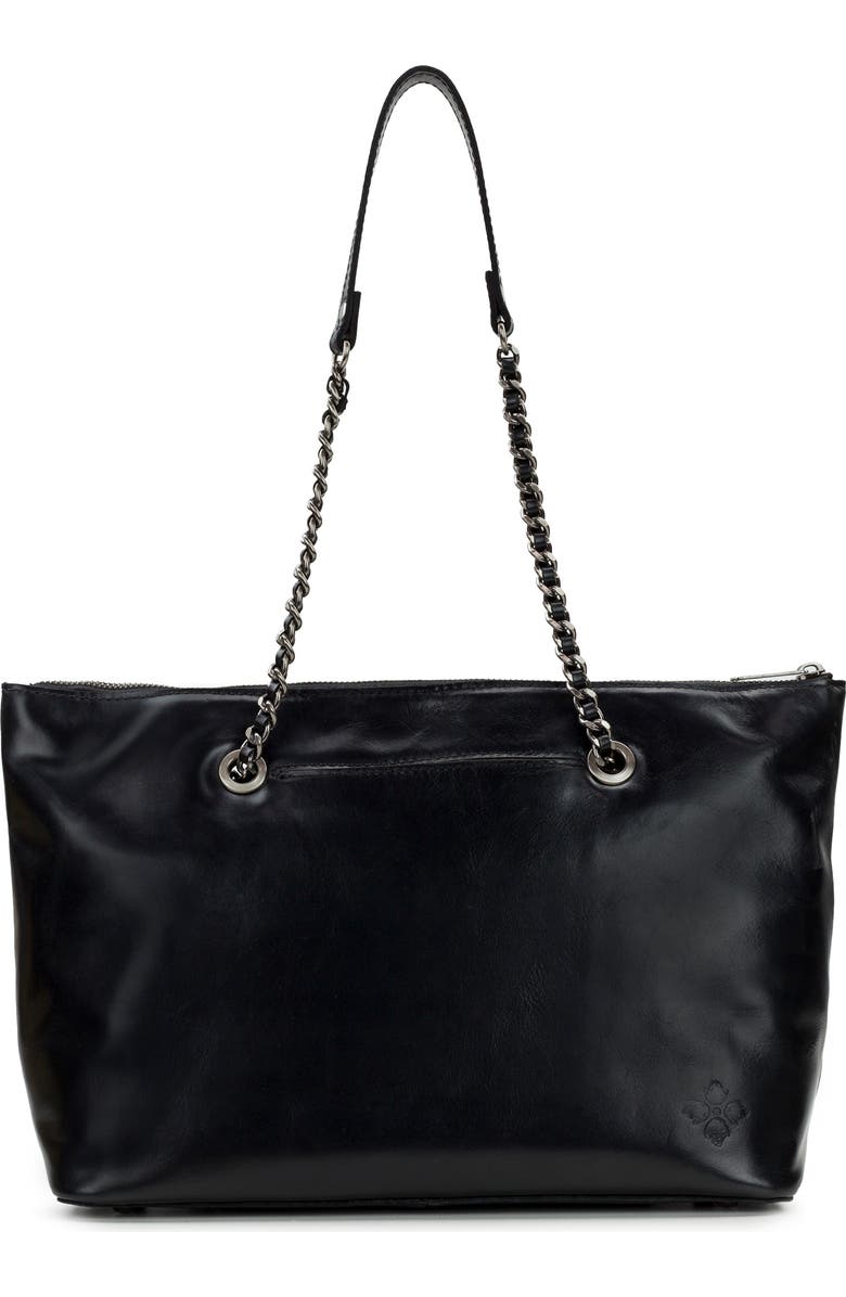 Patricia Nash Belle Leather Tote, Alternate, color, Black