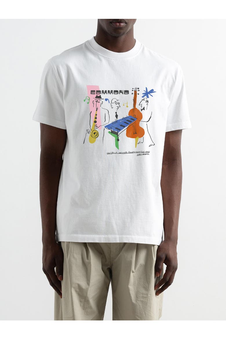 Cassette Print T-Shirt, Alternate, color, Plain White