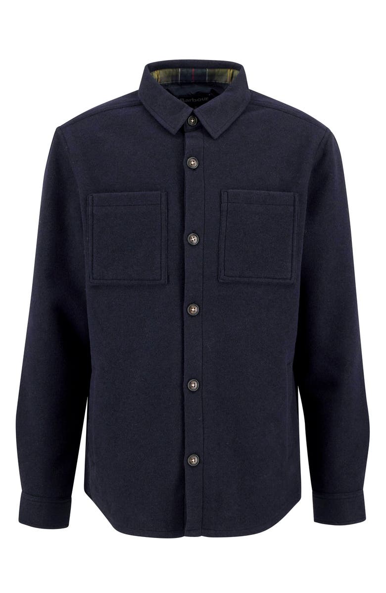 Barbour Marlow Tailored Overshirt, Alternate, color, Navy Marl
