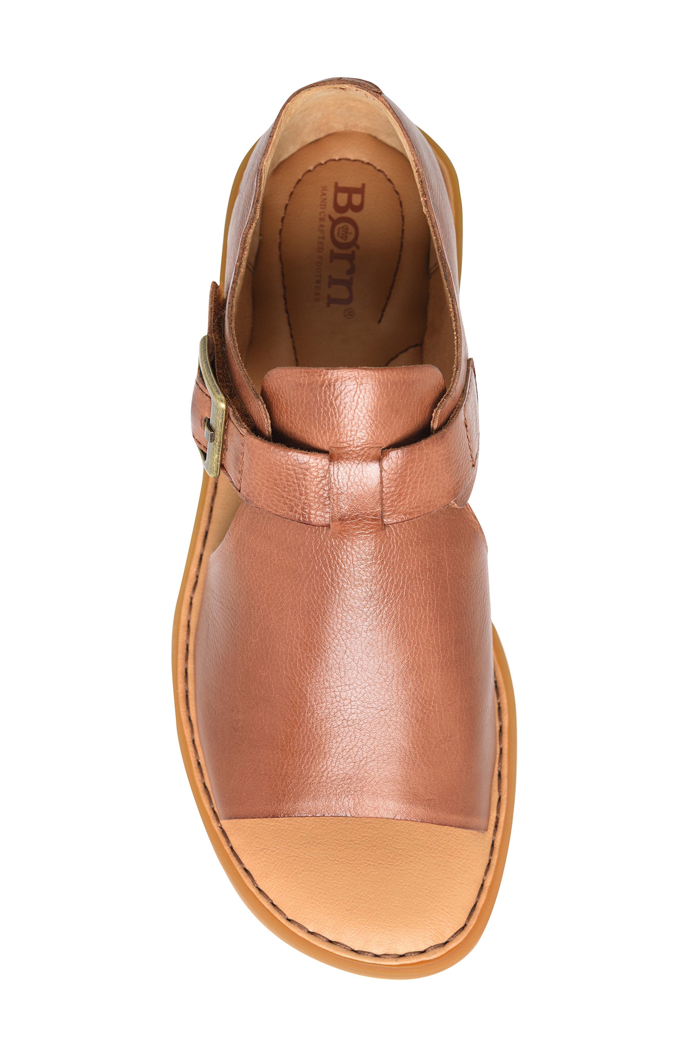 Ivey Sandal, Alternate, color, BROWN LEATHER