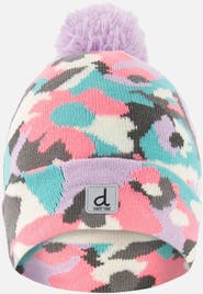 Deux par Deux Winter Jacquard Lined Pompom Knit Hat