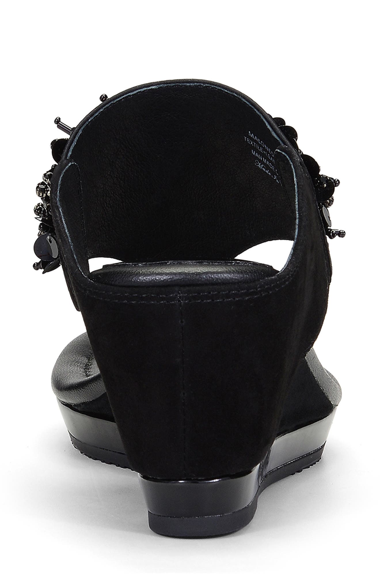 Donald Pliner Malone Crystal & Sequin Embellished Wedge Slide Sandal, Alternate, color, 