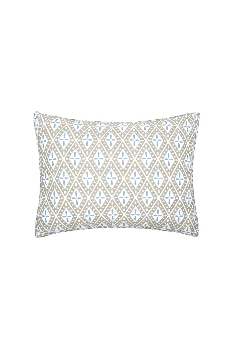 Liam Sky Cotton Standard Sham 20" x 26", Main, color, Blue