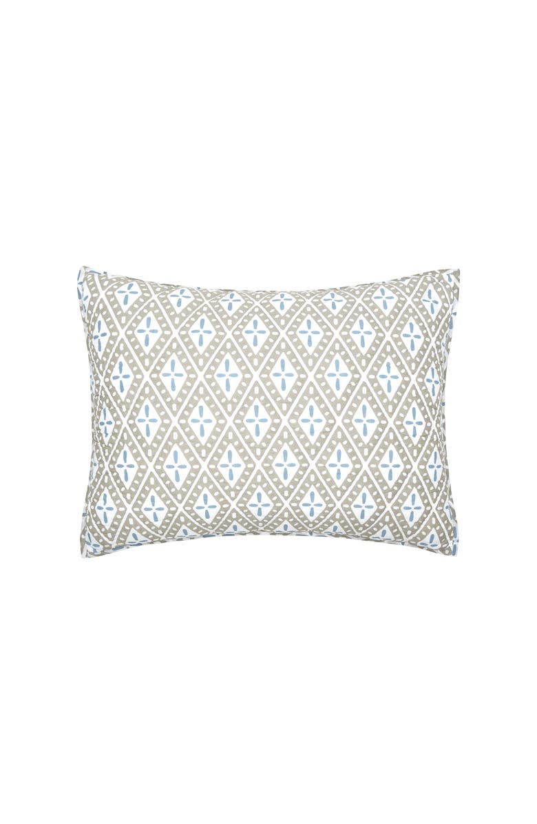 carol & frank Liam Sky Cotton Standard Sham 20" x 26", Main, color, Blue