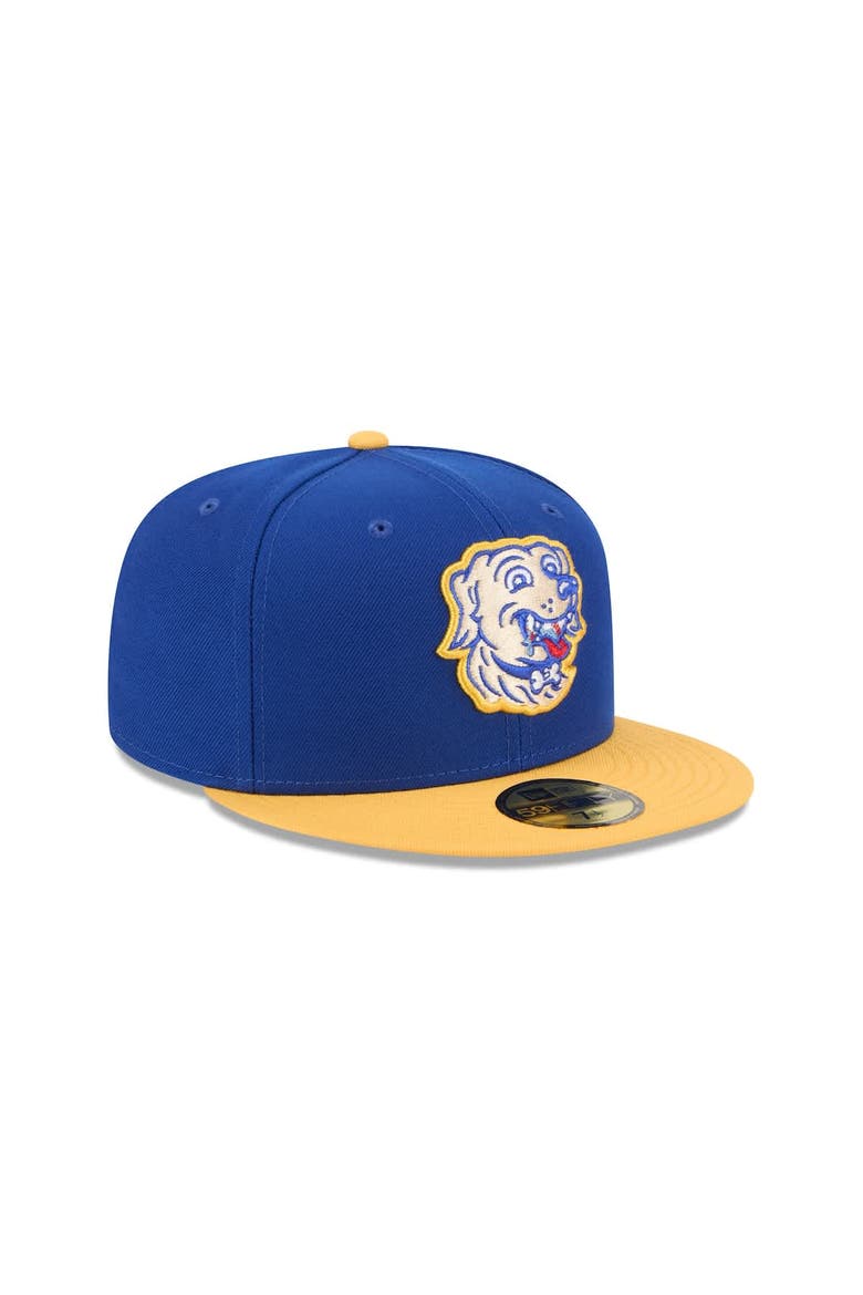 Men's New Era  Blue Arkansas Travelers Theme Nights 59FIFTY Fitted Hat, Alternate, color, Blue