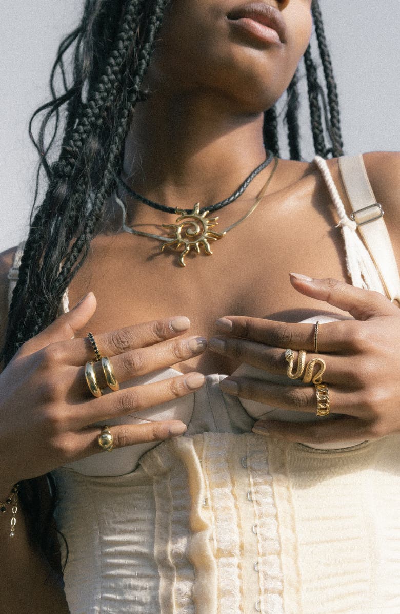 Child of Wild Luxe Link Ring, Alternate, color, Gold