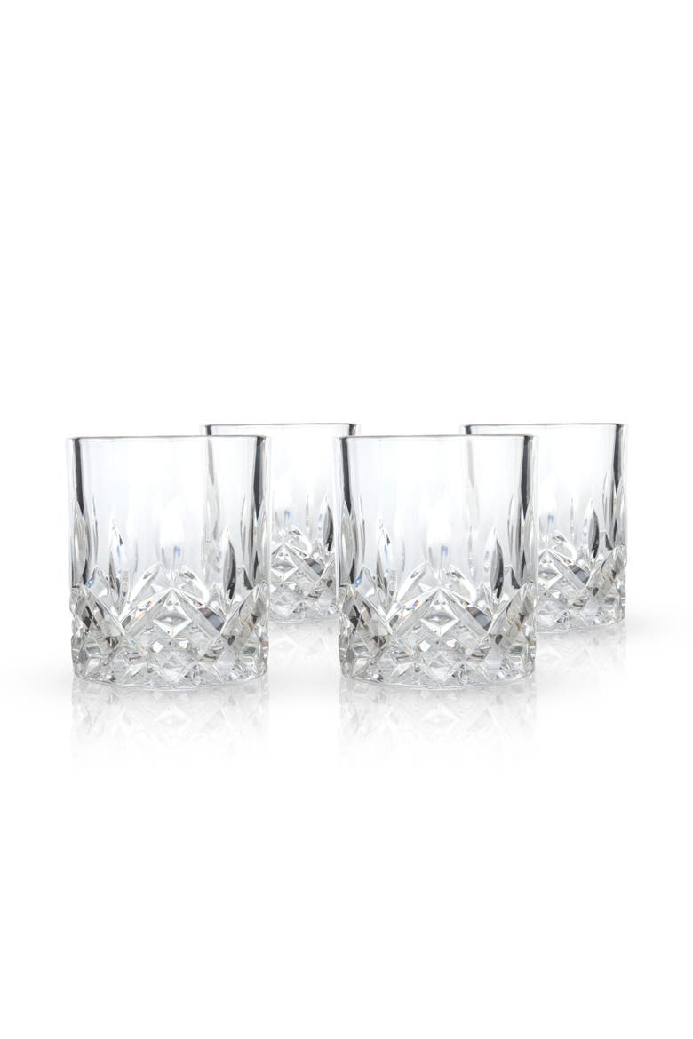 Admiral Crystal Tumblers Set of 4, Main, color, Clear
