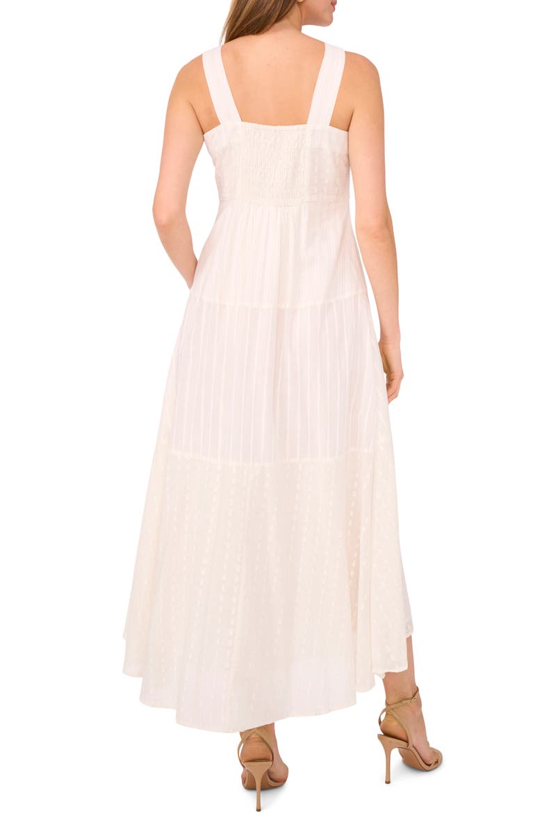 Vince Camuto Tiered Sleeveless Cotton Blend Sundress, Alternate, color, 