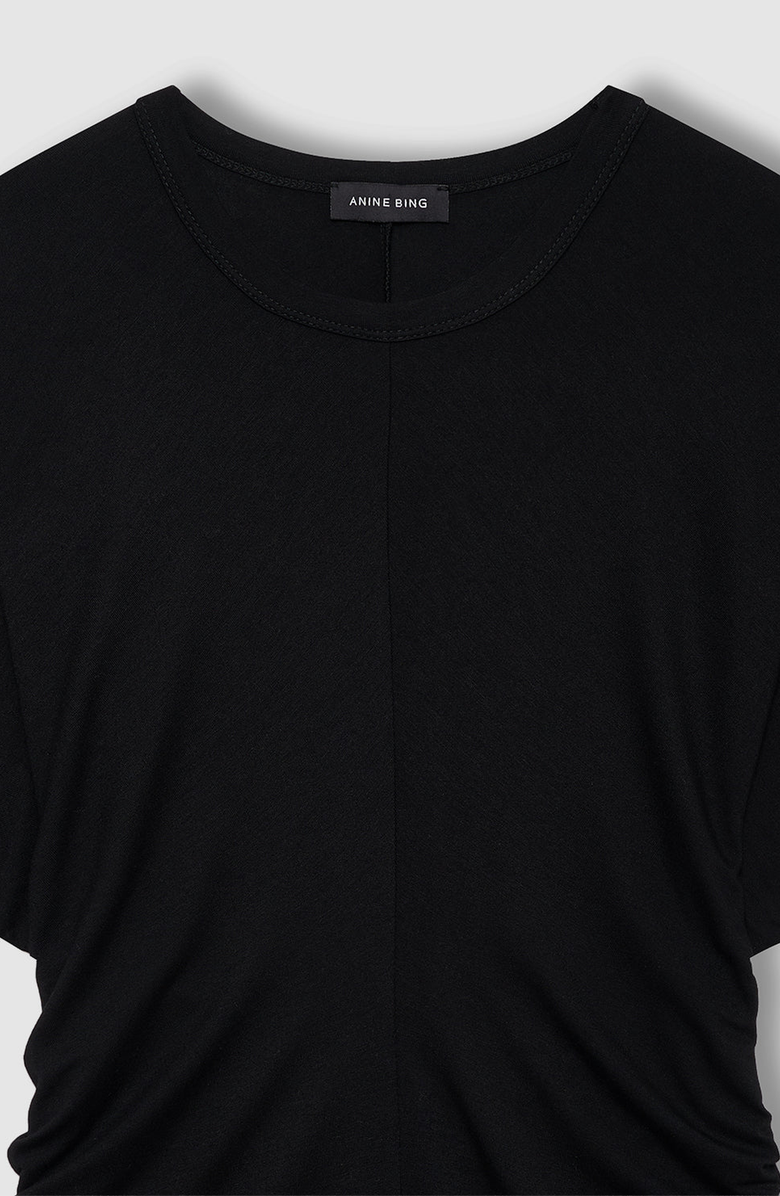 ANINE BING Zadig Tee, Alternate, color, Black