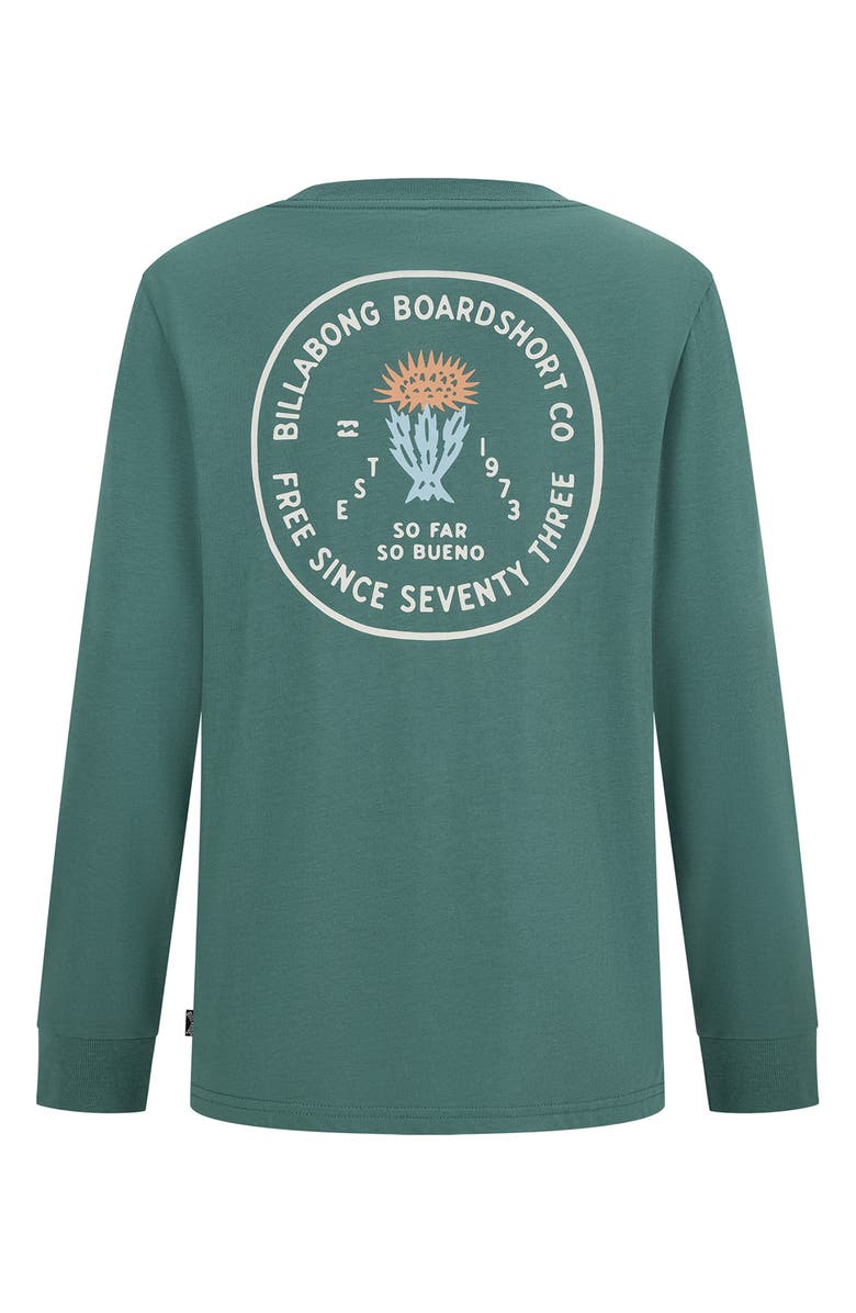 Billabong Kids' Desert Rose Long Sleeve Graphic T-Shirt, Alternate, color, Sagebush