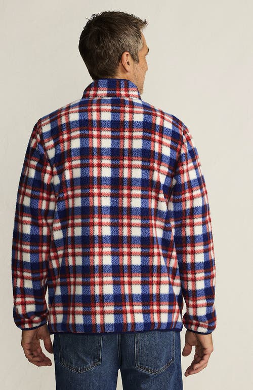 Lands' End Full Zip High Pile Fleece Jacket In Multi