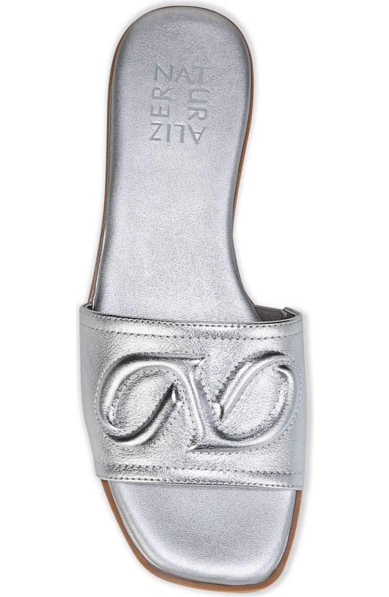 Naturalizer Genevieve Slide Sandal, Alternate, color, Silver