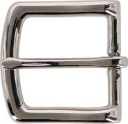 Trafalgar 32mm Solid Brass Polished Silver Single Prong Buckle