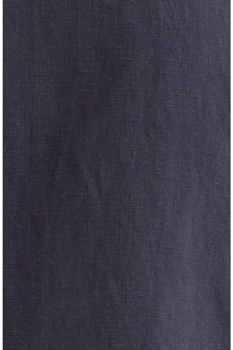 Notched Lapel Linen Sport Coat, Alternate, color, NAVY