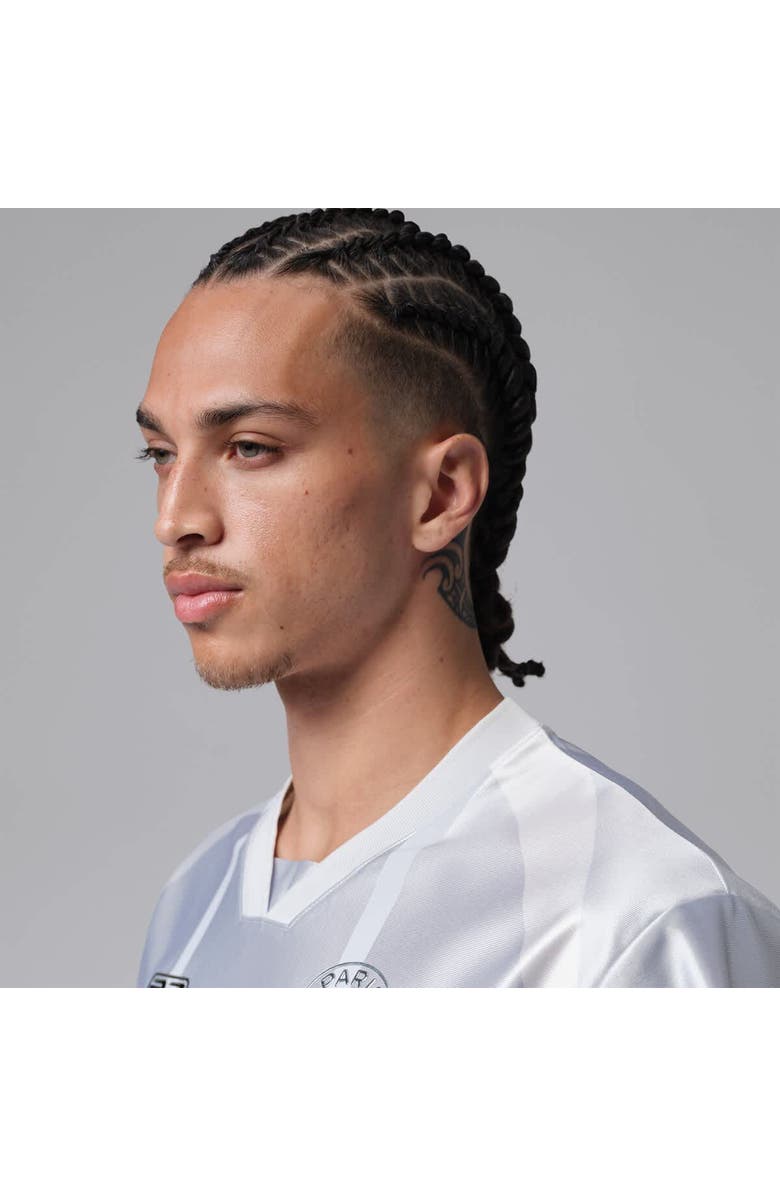 Jordan Brand Men's Jordan Brand Gray Paris Saint-Germain Lifestyle Jersey, Alternate, color, Gray