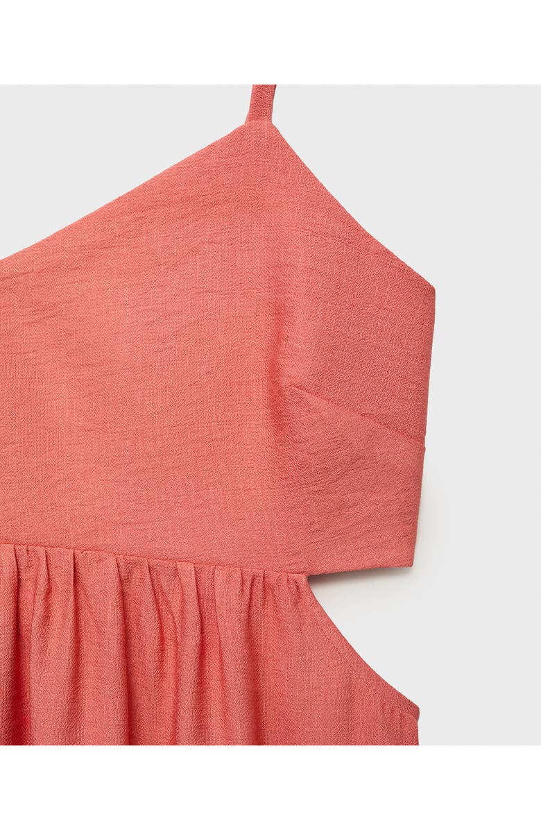 MANGO Cutout Midi Dress, Alternate, color,