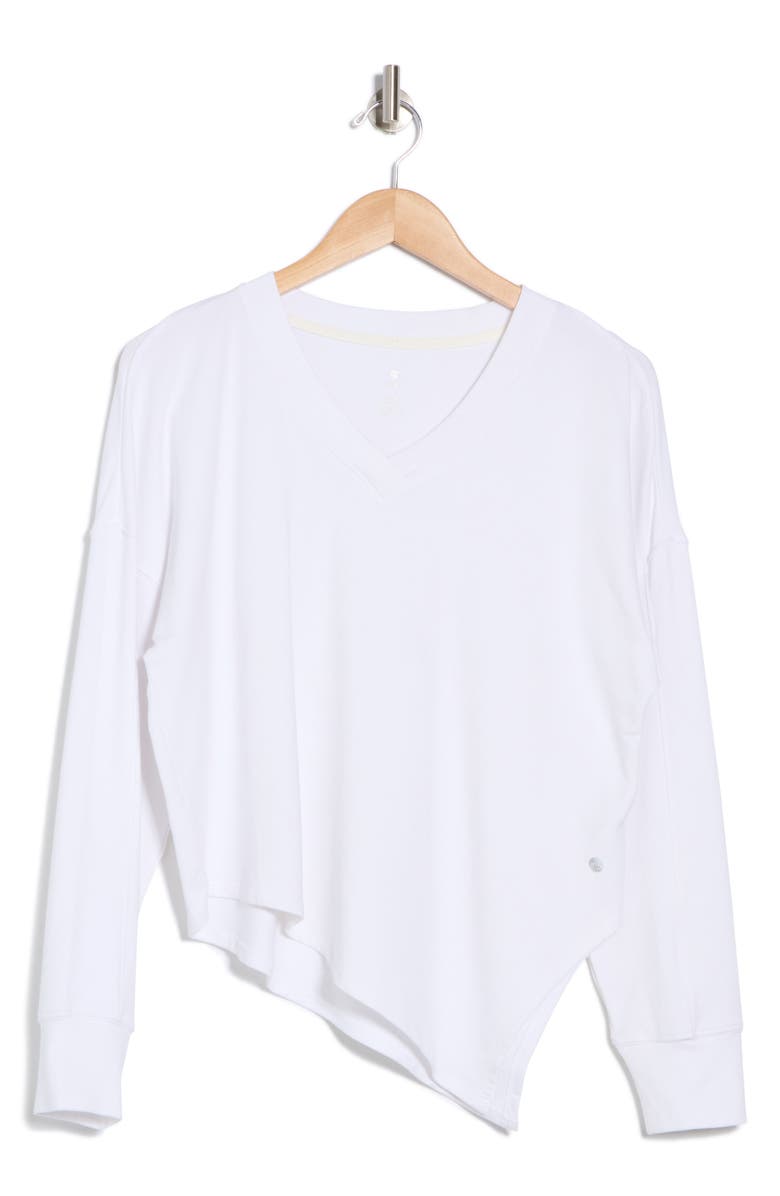 APANA Longevity Asymmetric T-Shirt, Alternate, color,