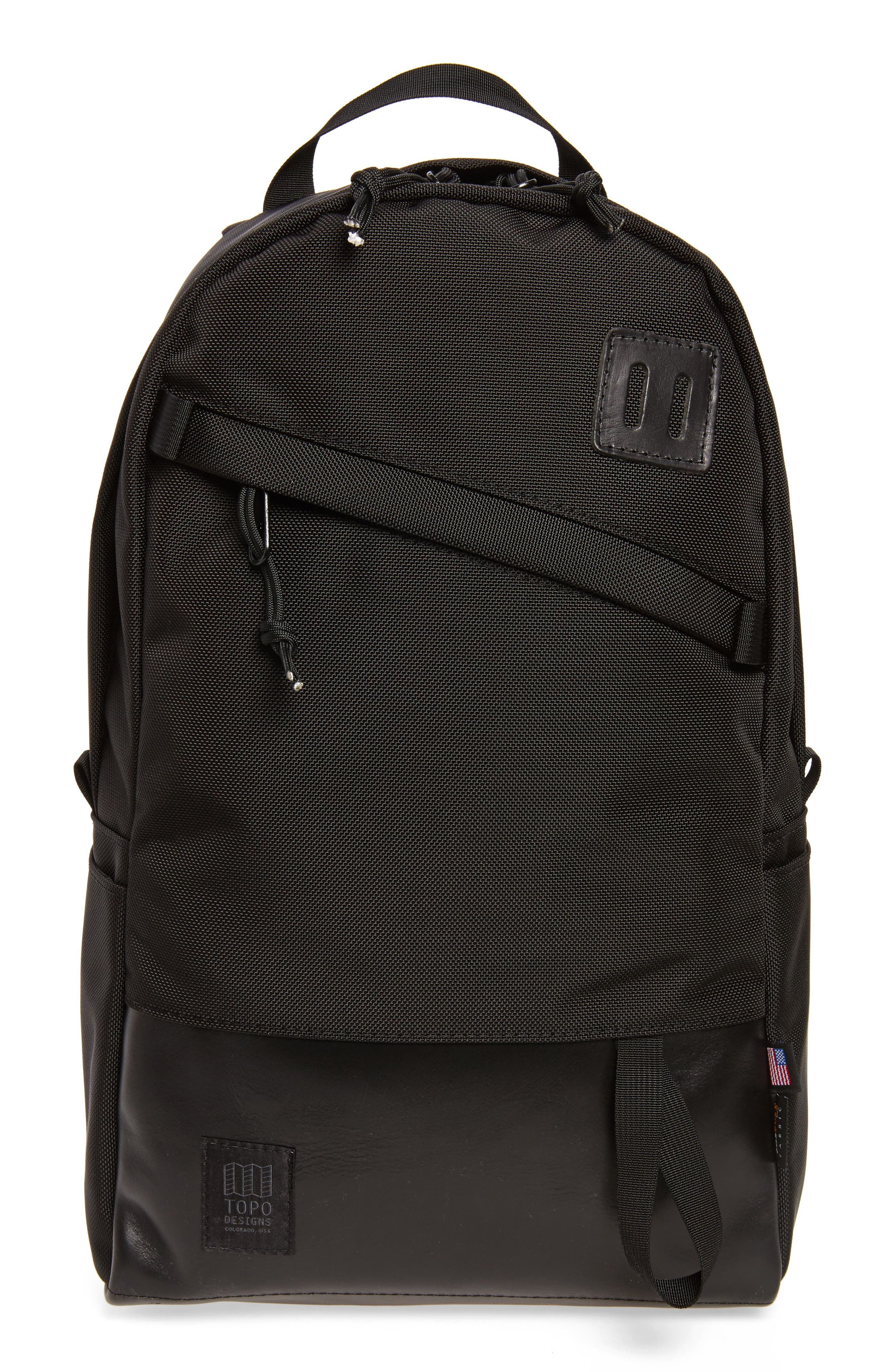 Daypack, Main, color, BALLISTIC BLACK/ BLACK