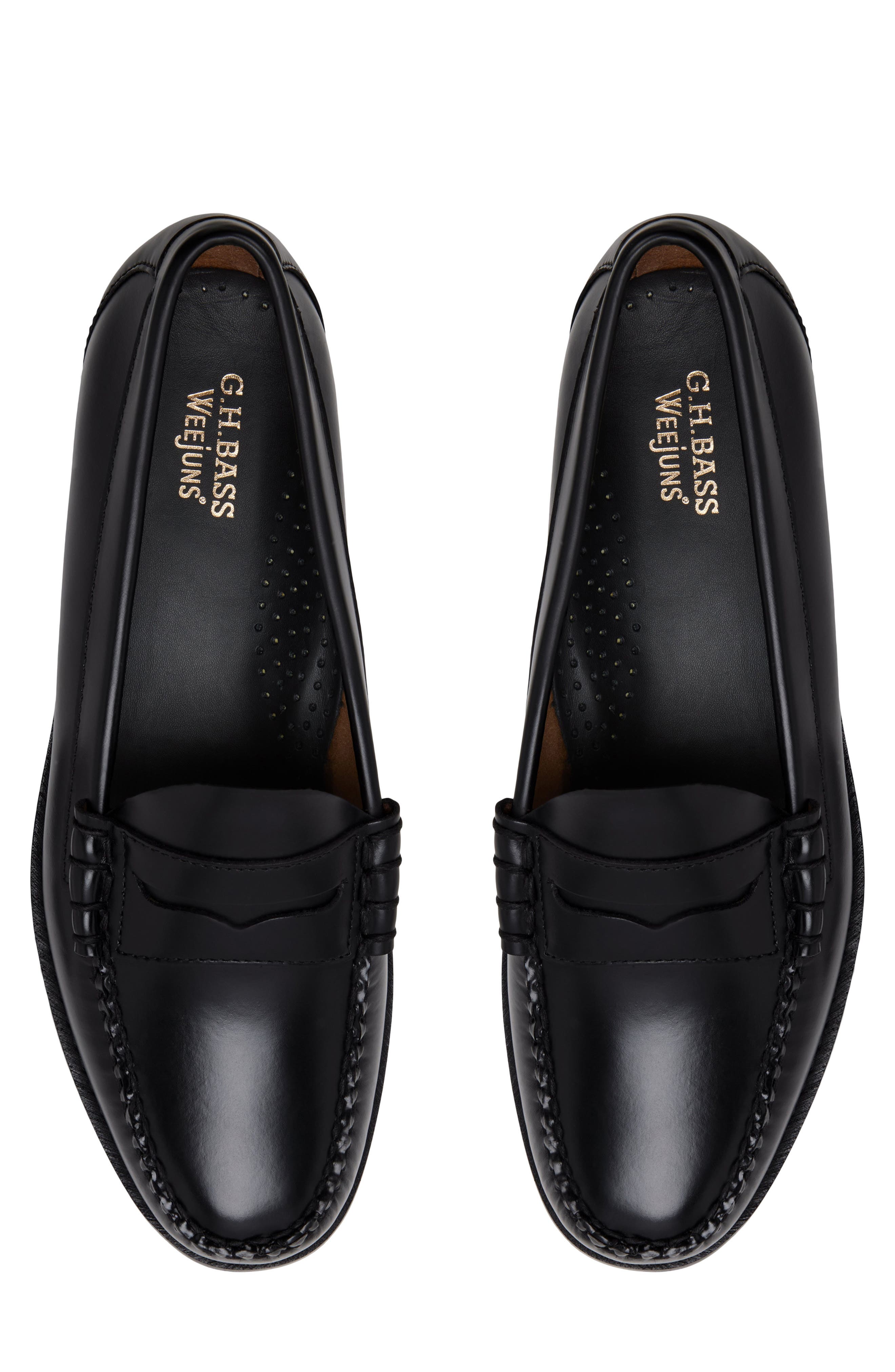 G.H.BASS Larson Penny Loafer, Alternate, color, Black