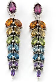 SAMUEL B. Sterling Silver Semiprecious Stone Drop Earrings