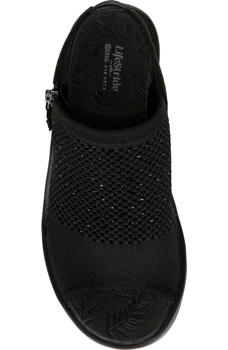 LifeStride Starlet Embellished Slingback Sandal, Alternate, color, Black