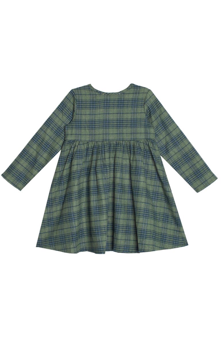 Mabel + Honey Cozy Creatures Dress, Alternate, color, Green