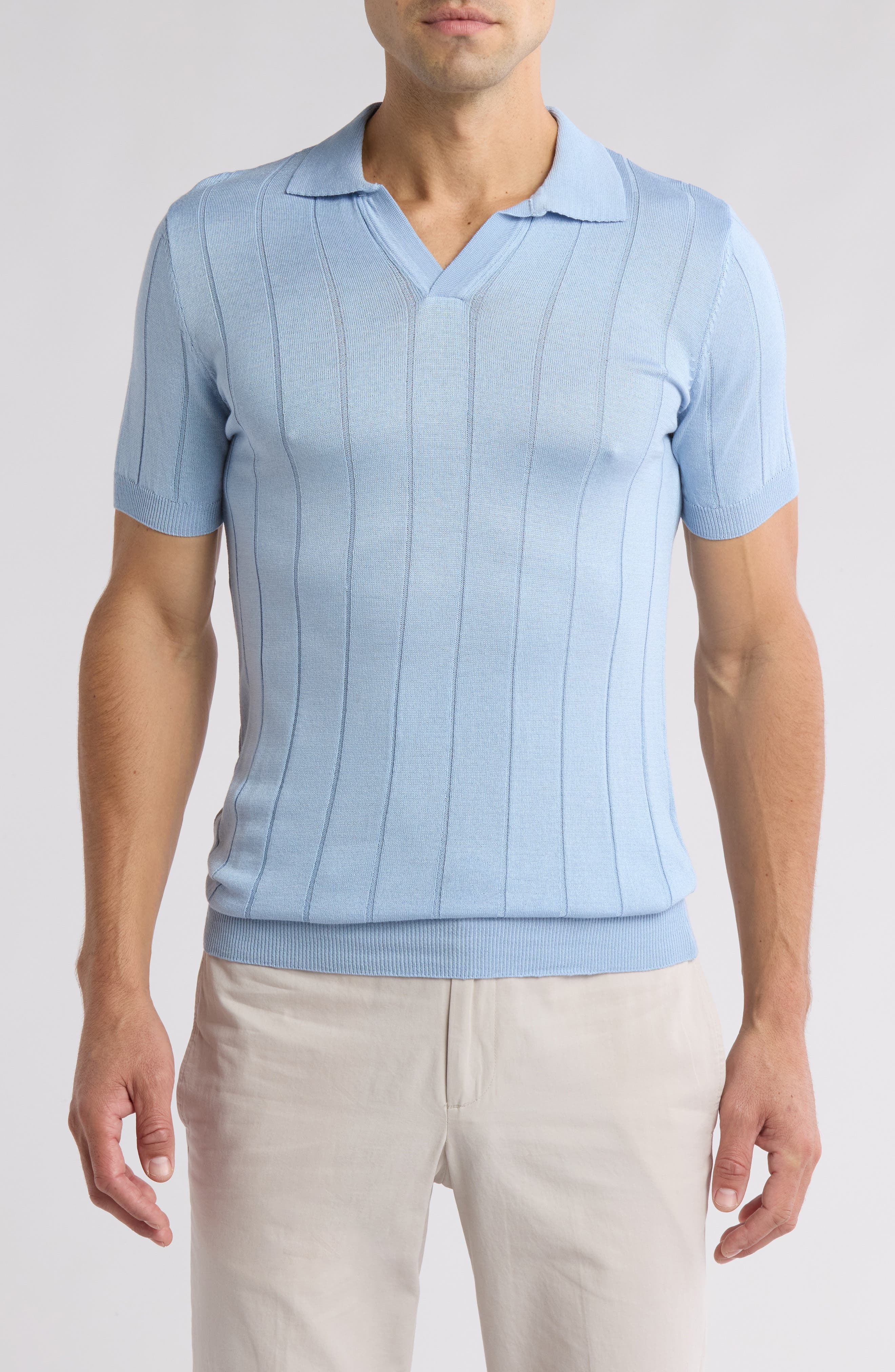 Slim Fit Polo Sweater - image 3