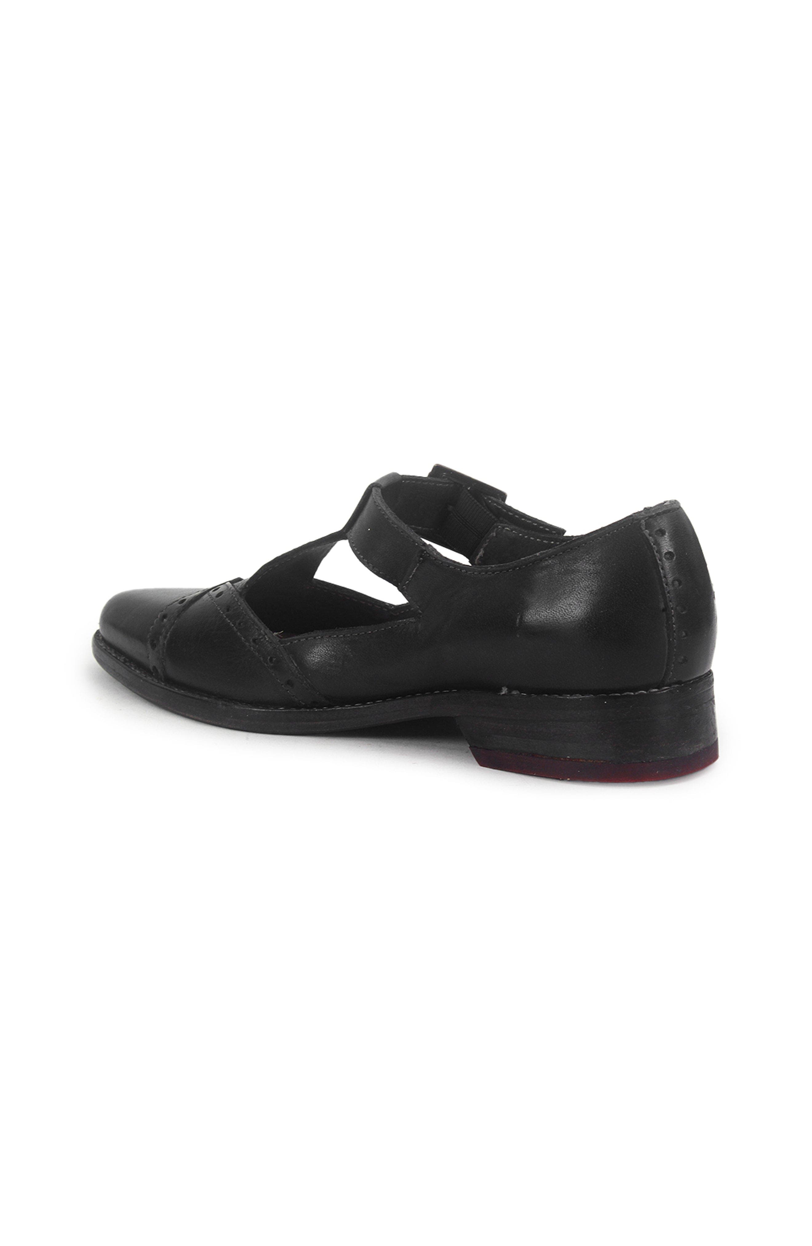 Bed Stu Jenny Pointed-Toe Flat, Alternate, color, Black Dd