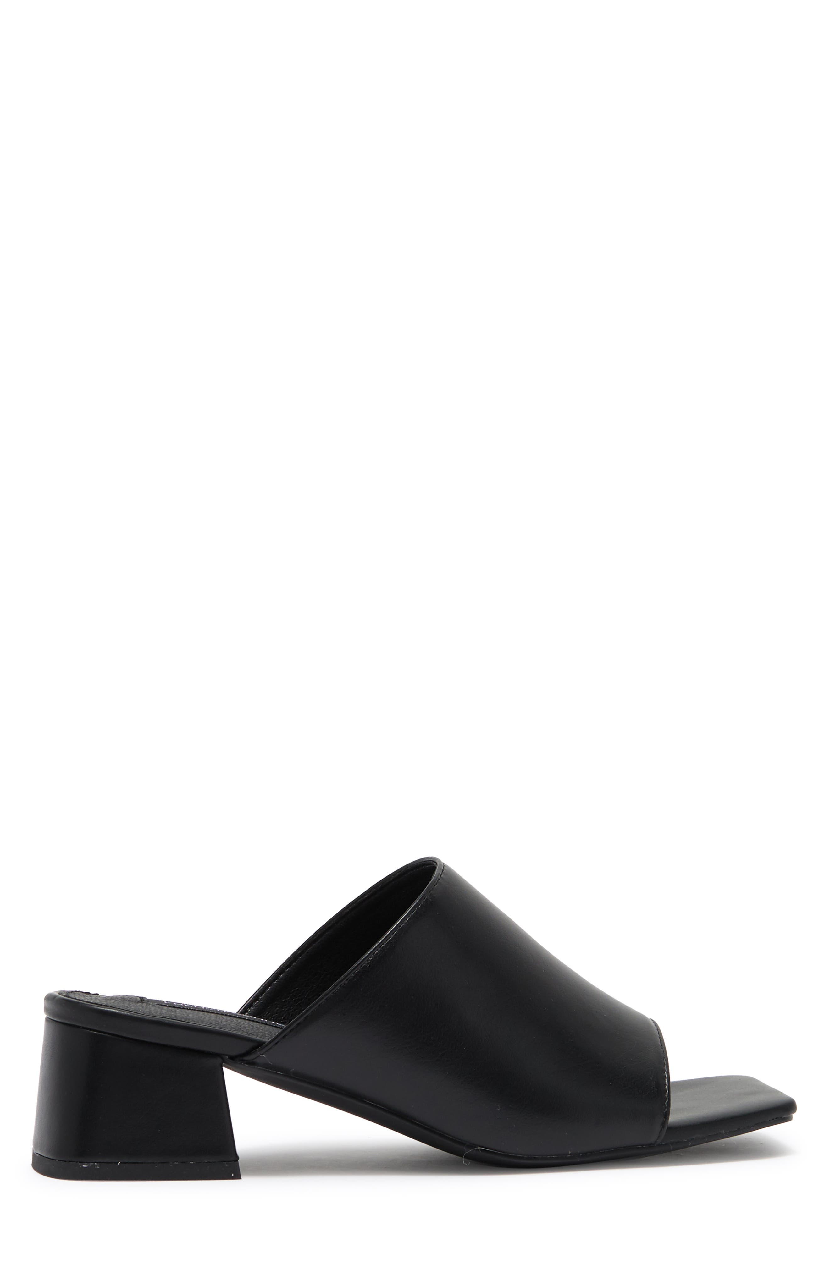 French Connection Dinner Block Heel Slide Sandal, Alternate, color, 