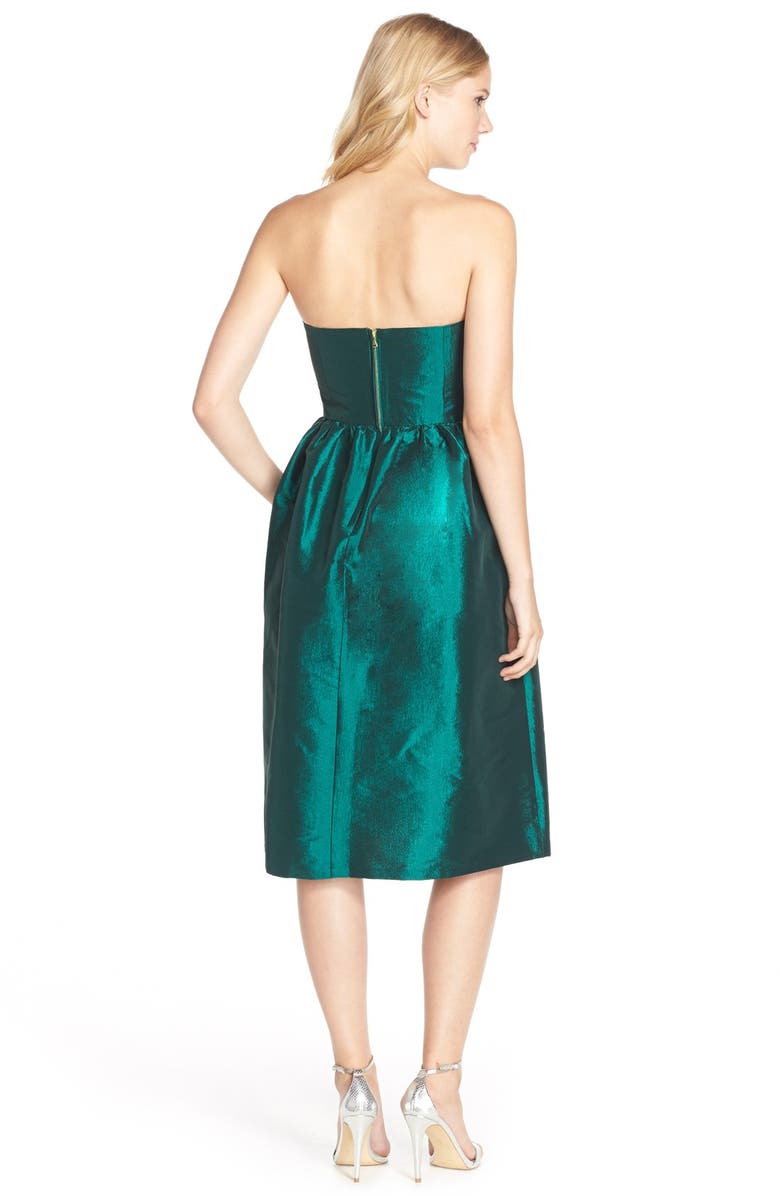 CeCe by Cynthia Steffe 'Fallon' Taffeta Midi Dress, Alternate, color,