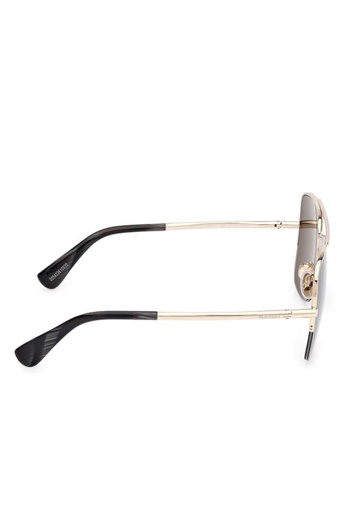 Max Mara 59mm Pilot Sunglasses