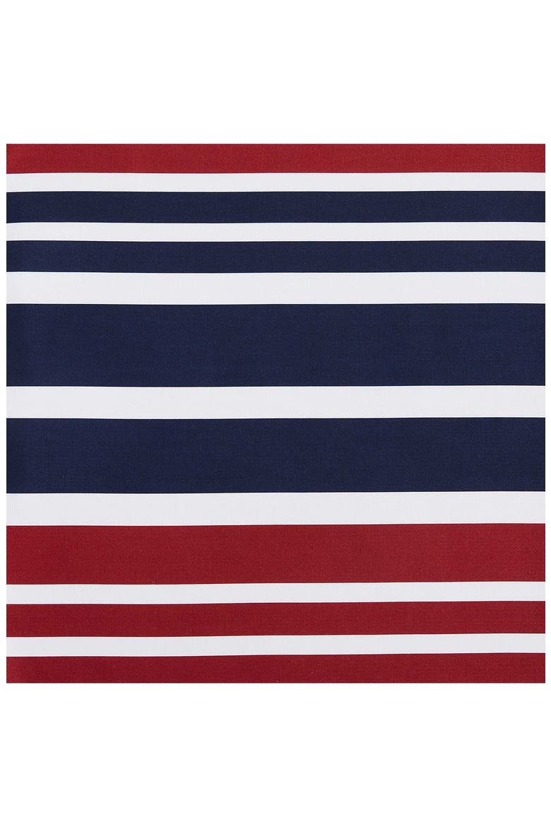 Favorite Stripe Comforter & Shams Set, Alternate, color, WHITE/ MEDIUM RED/ NAVY BLUE