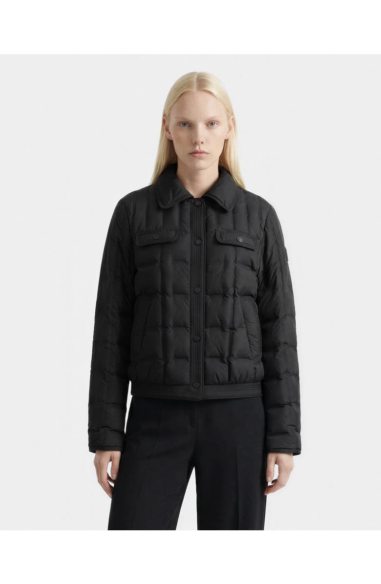 Rudsak Seoul Quilted Down Shirt Jacket, Main, color, Black
