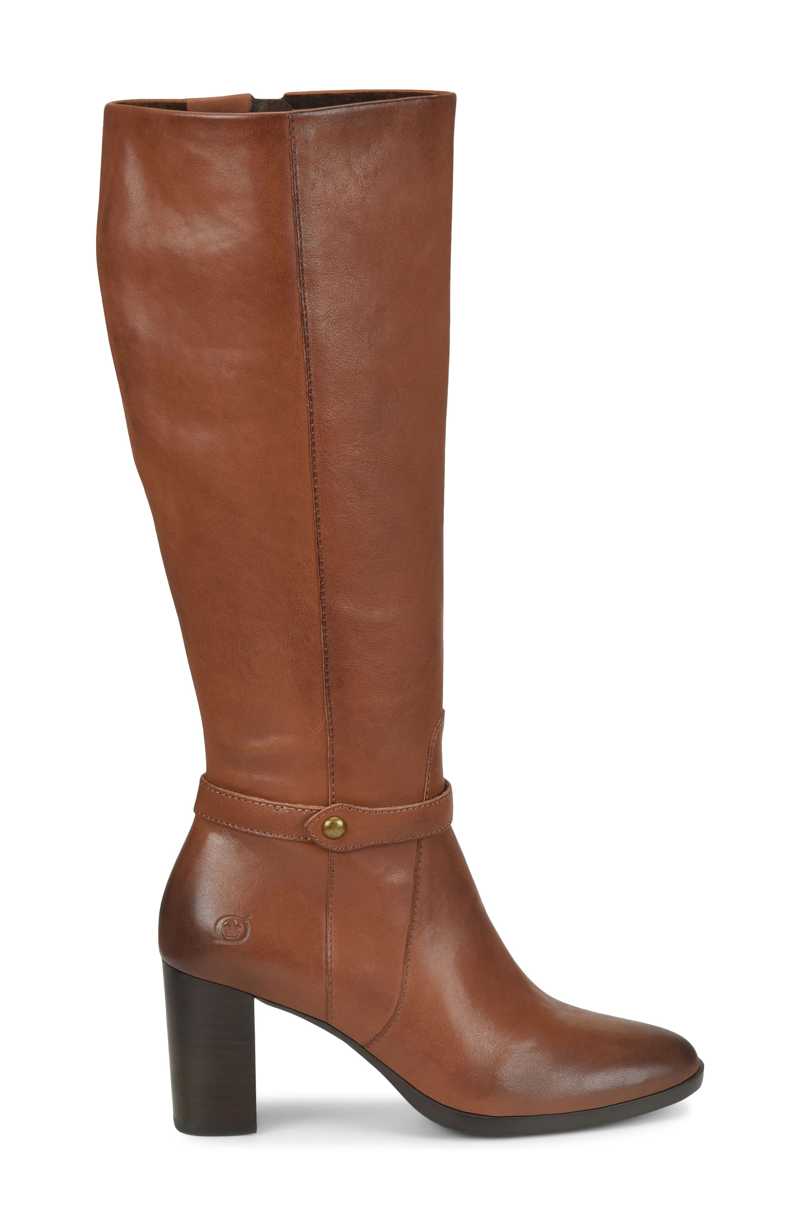 Ellendale Knee High Boot, Alternate, color, BROWN LEATHER