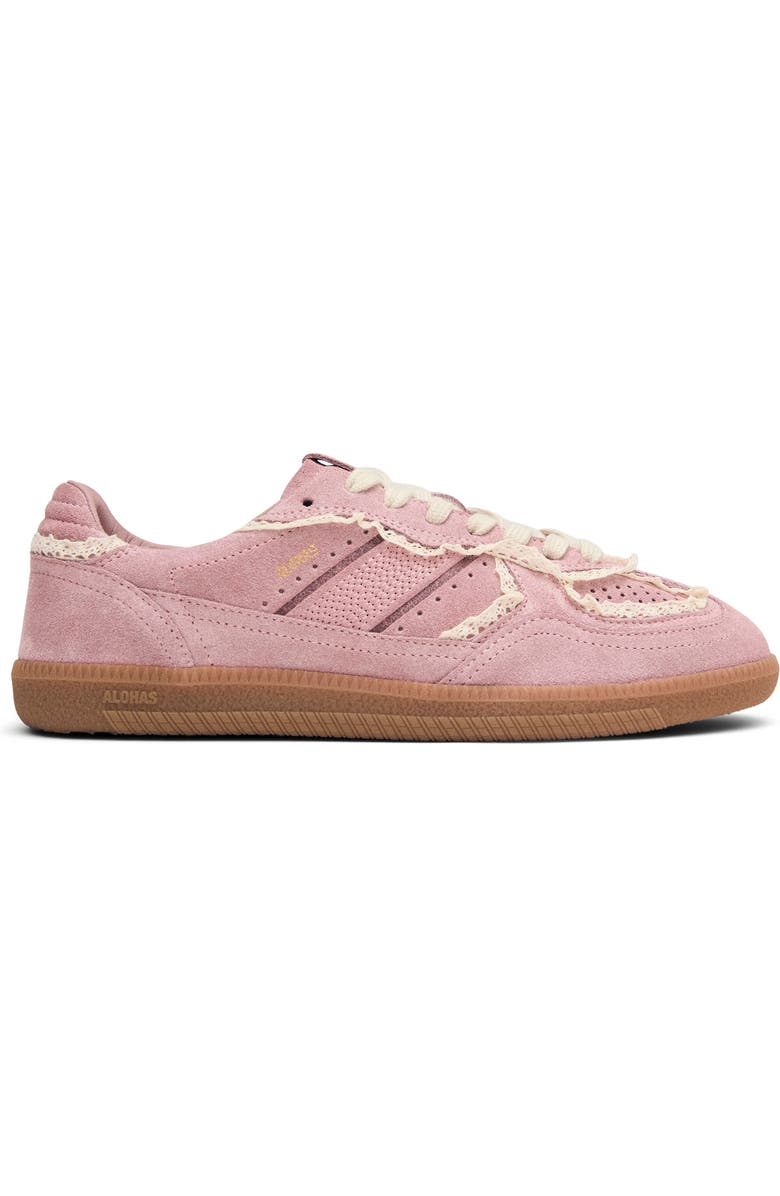 ALOHAS Tb.490 Crochet Trim Sneaker, Alternate, color, Crochet Pink