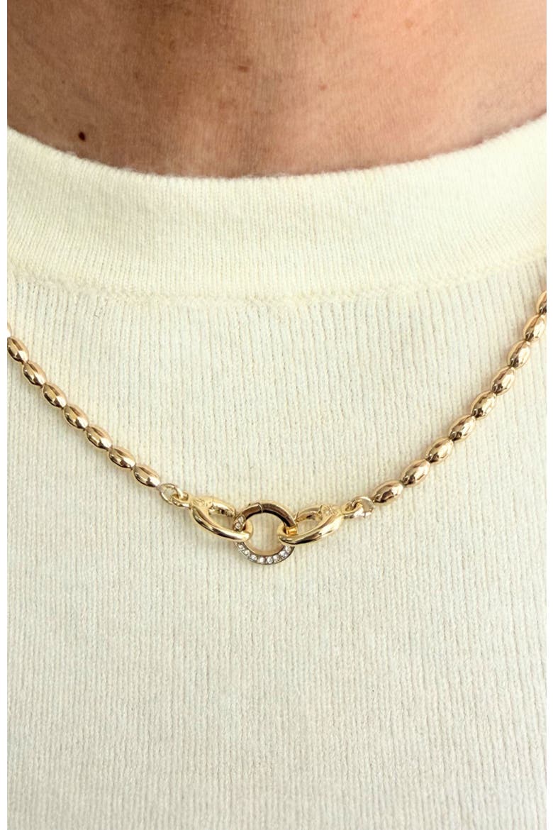 Joie Beaded Necklace, Alternate, color, Gold