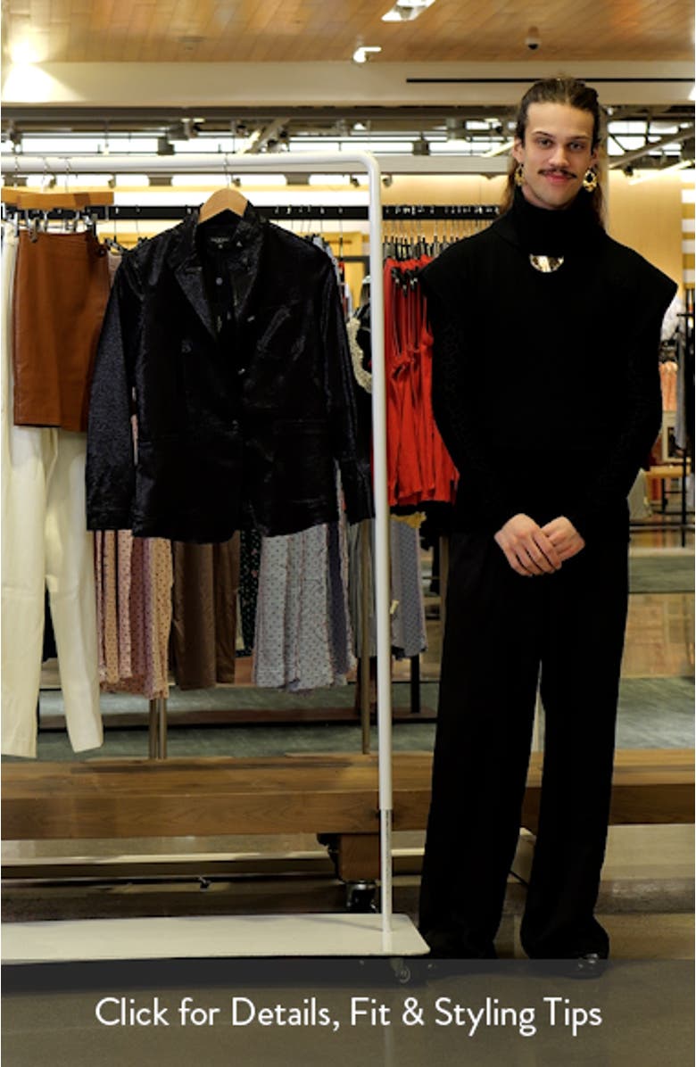 Sid Metallic Wool Blend Jacket, sales video thumbnail